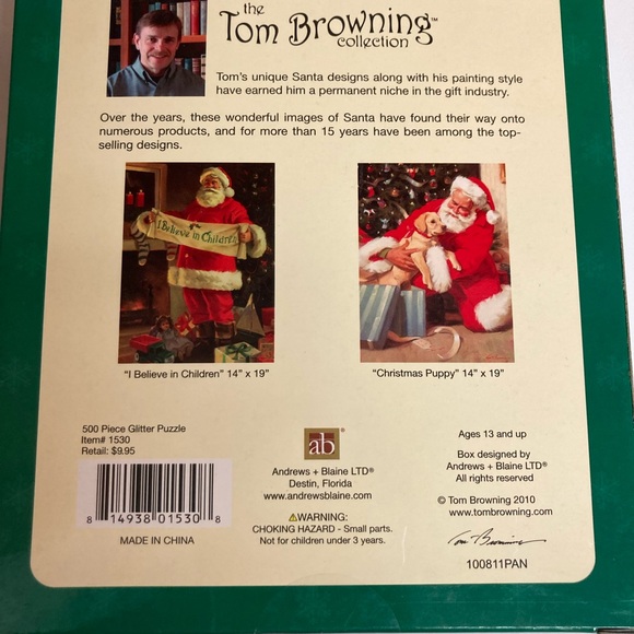 Christmas Puzzle Tom Browning Collection 500pc - Picture 2 of 4